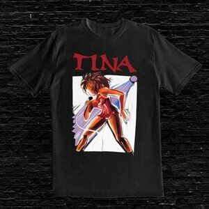 Tina Turner 'Live' T-Shirt. Vintage Retro style